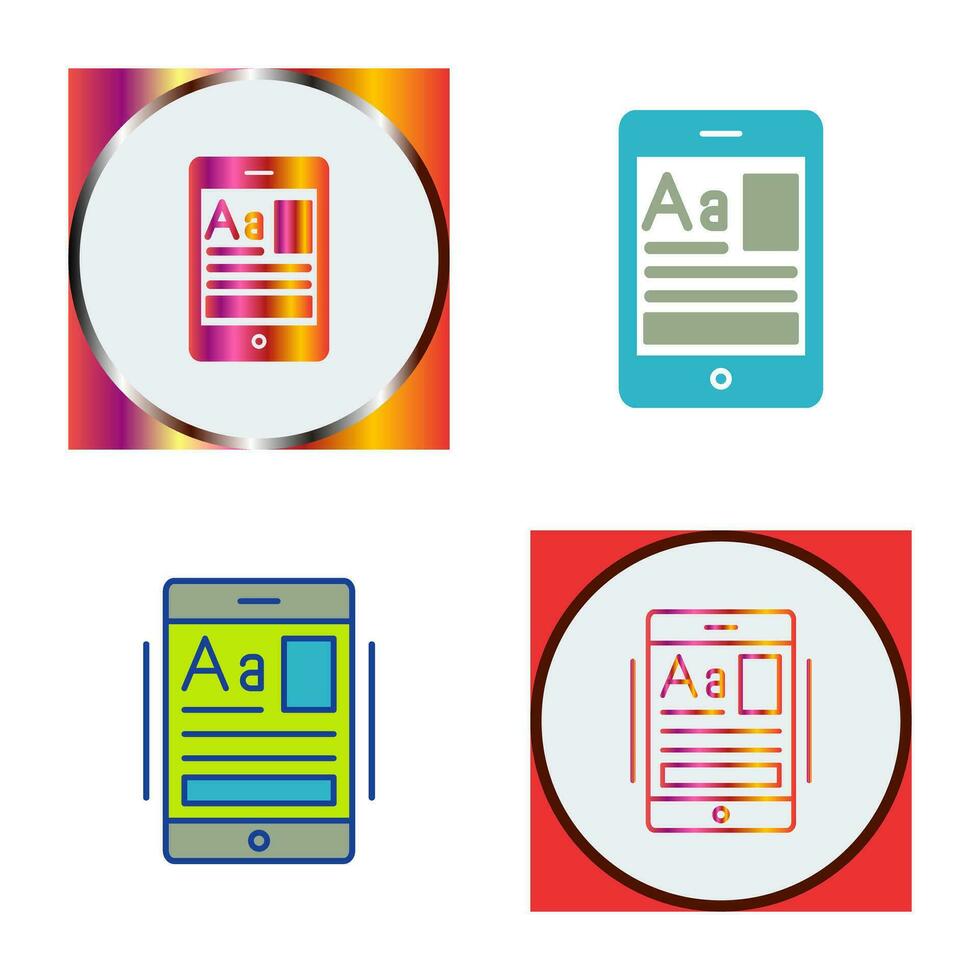 Education App Vector Icon