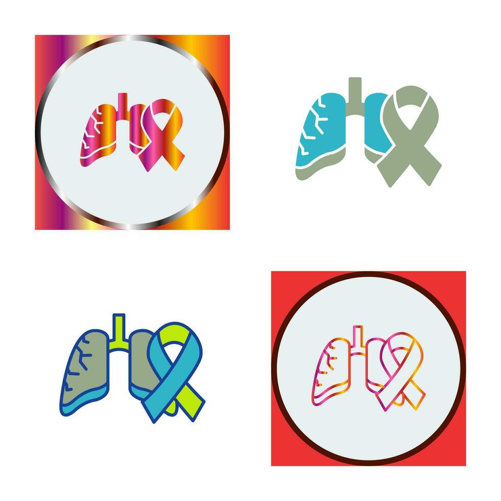 icono de vector de cáncer