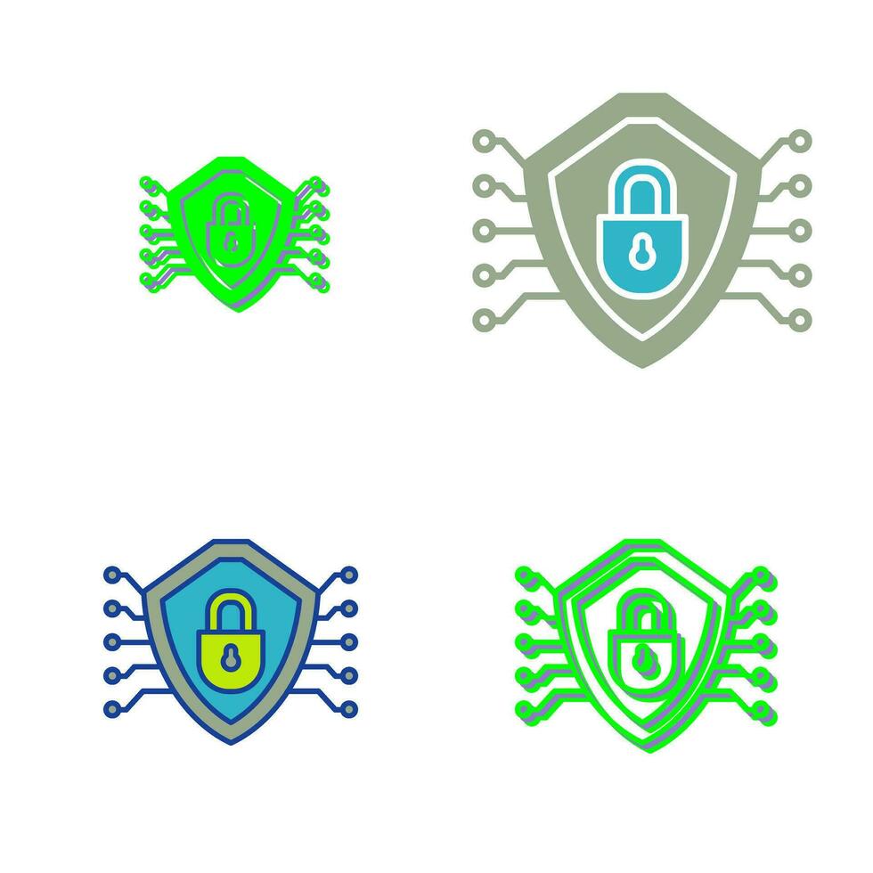 Cyber Security Vector Icon