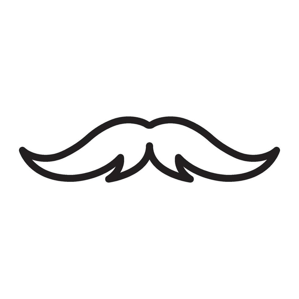 mustache icon design vector template