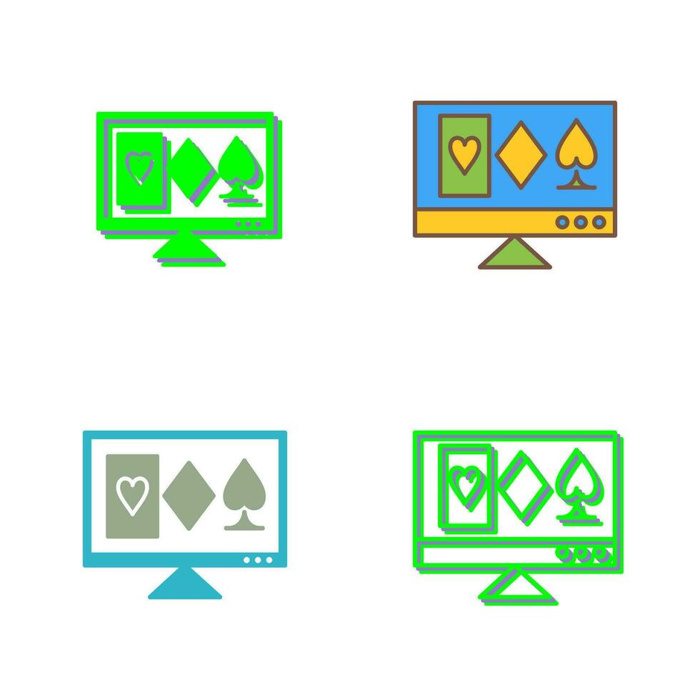 Online Gambling Vector Icon