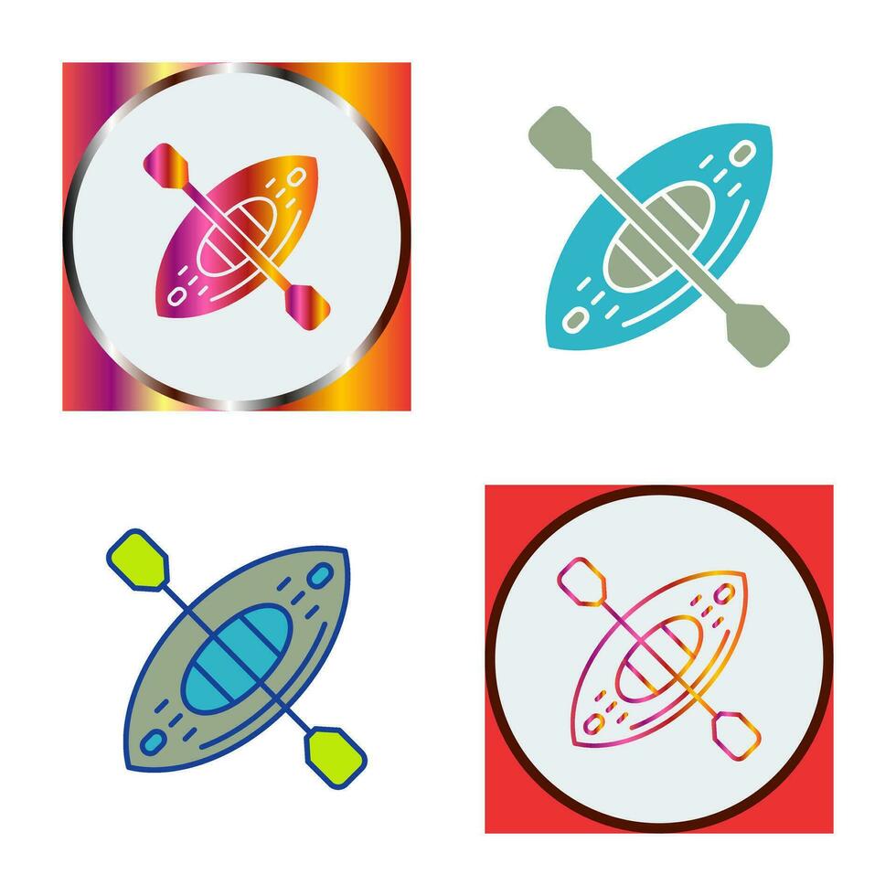 Kayak Vector Icon