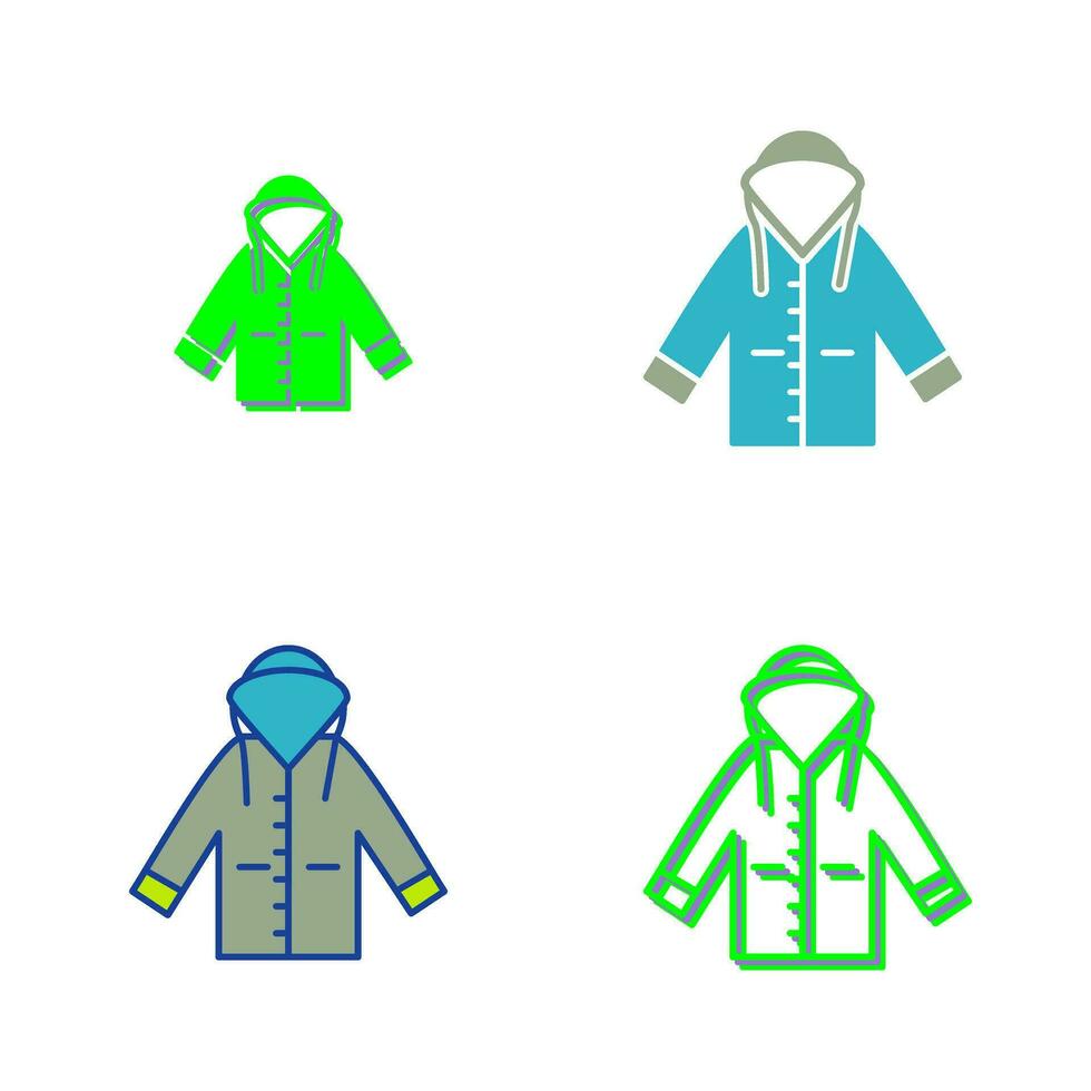 Raincoat Vector Icon