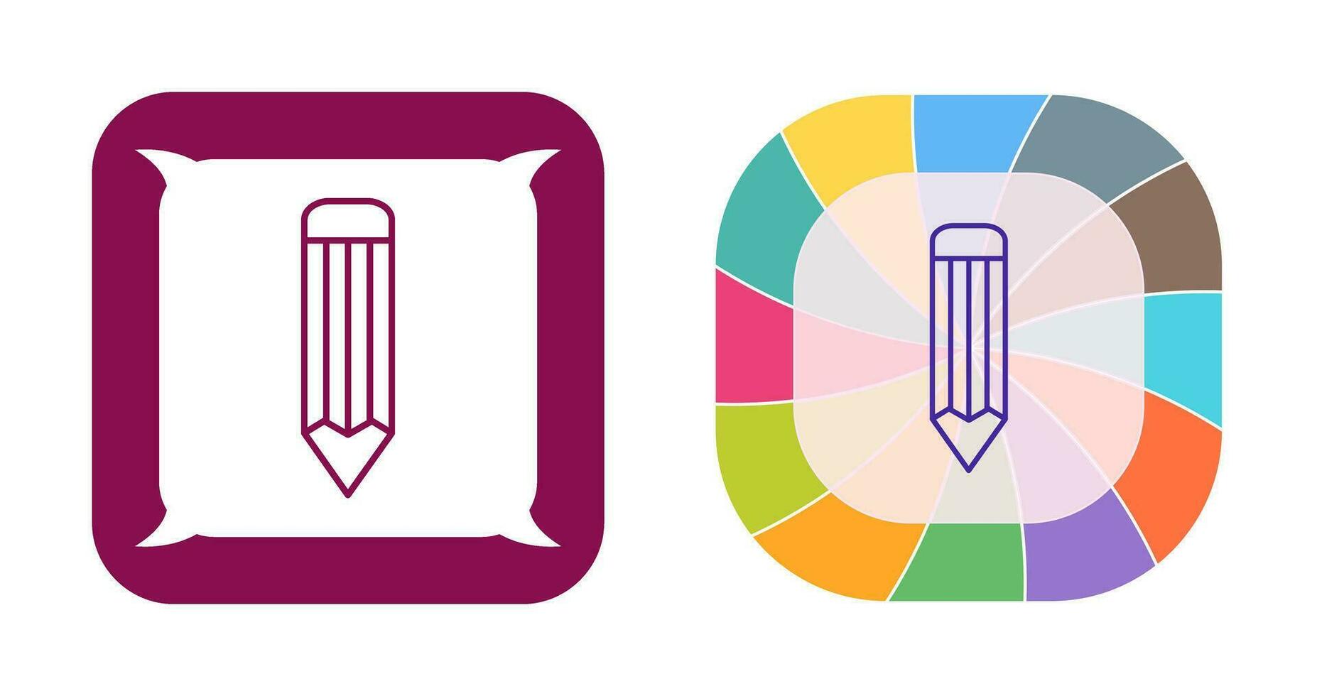 Unique Pencil Vector Icon