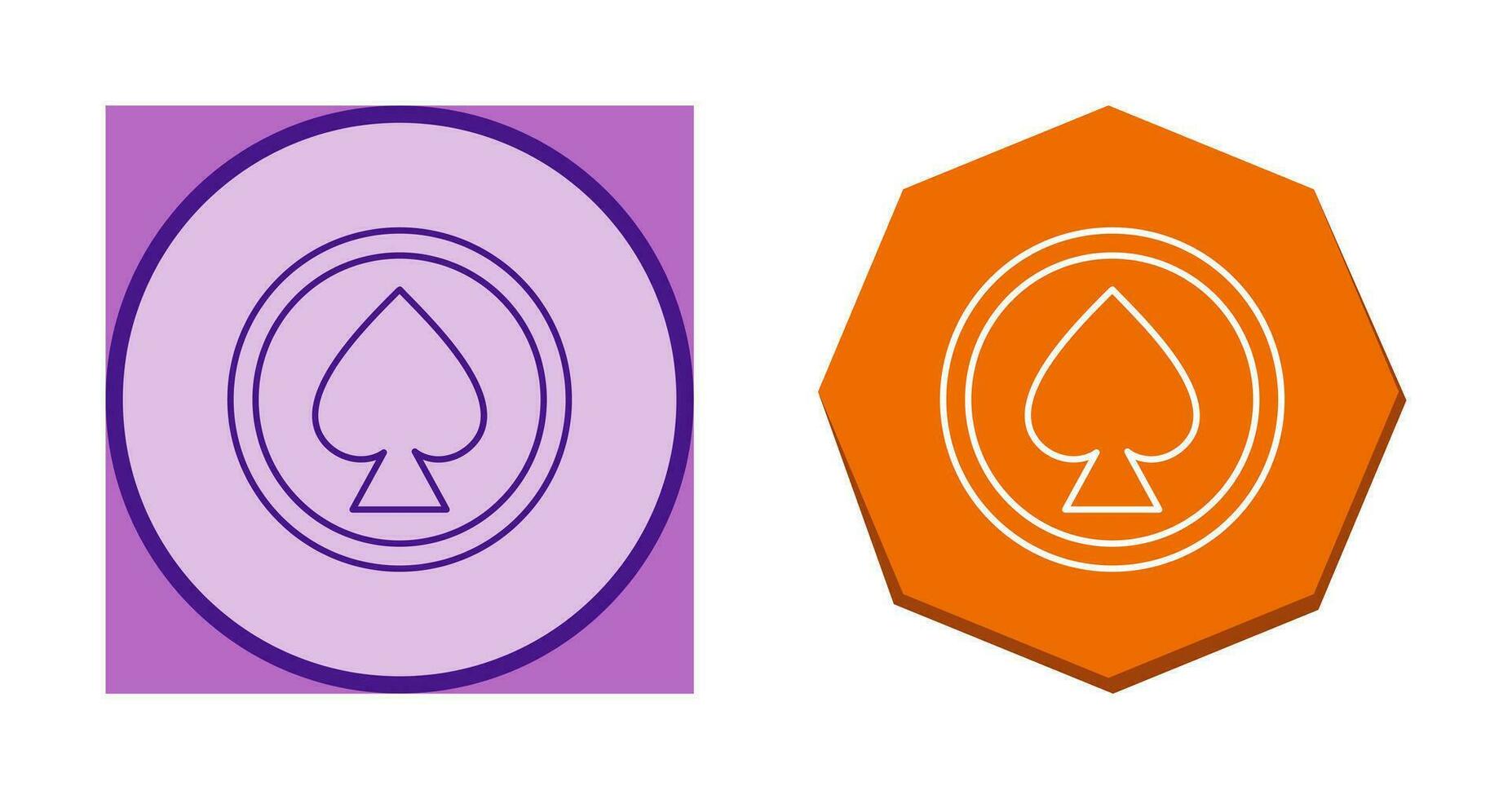 Unique Spade Vector Icon