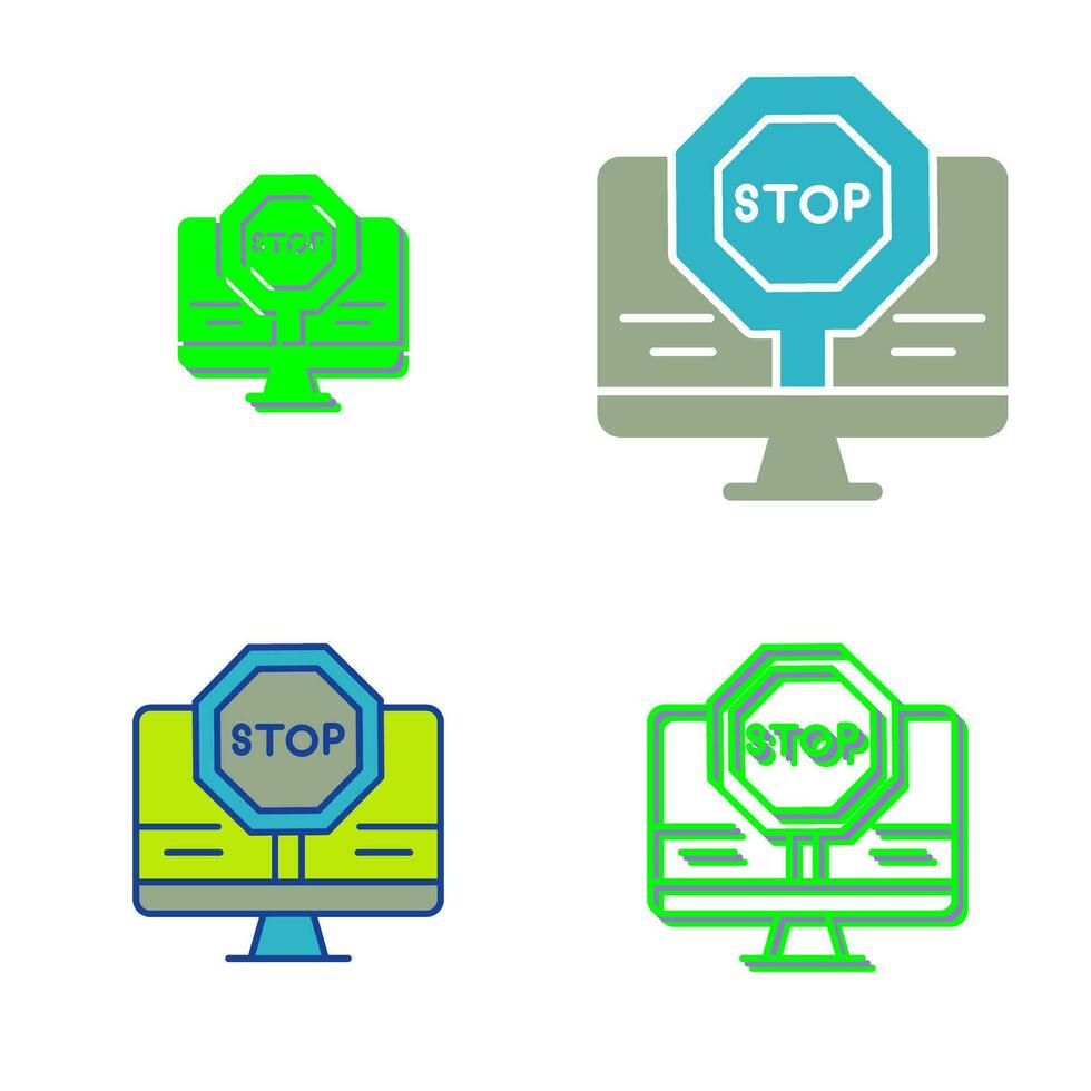 Stop Vector Icon