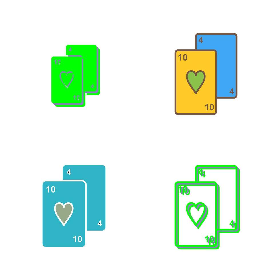Playing Cards Vector Icon