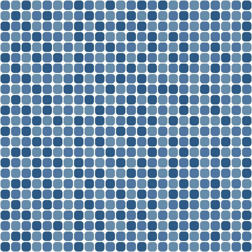 Navy blue tile background, Mosaic tile background, Tile background, Seamless pattern, Mosaic seamless pattern, Mosaic tiles texture or background. Bathroom wall tiles, swimming pool tiles. vector