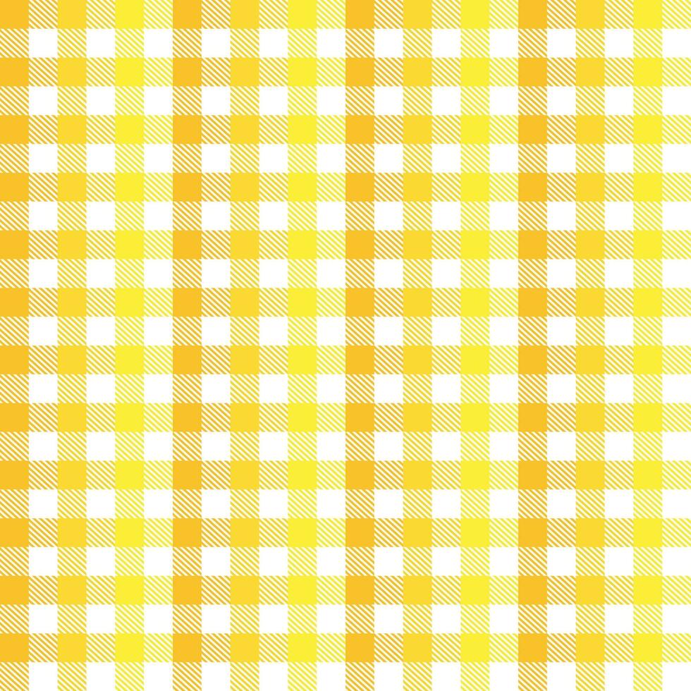 Yellow plaid pattern with oblique line inside background. plaid pattern background. plaid background. Seamless pattern. for backdrop, decoration, gift wrapping, gingham tablecloth, blanket. vector