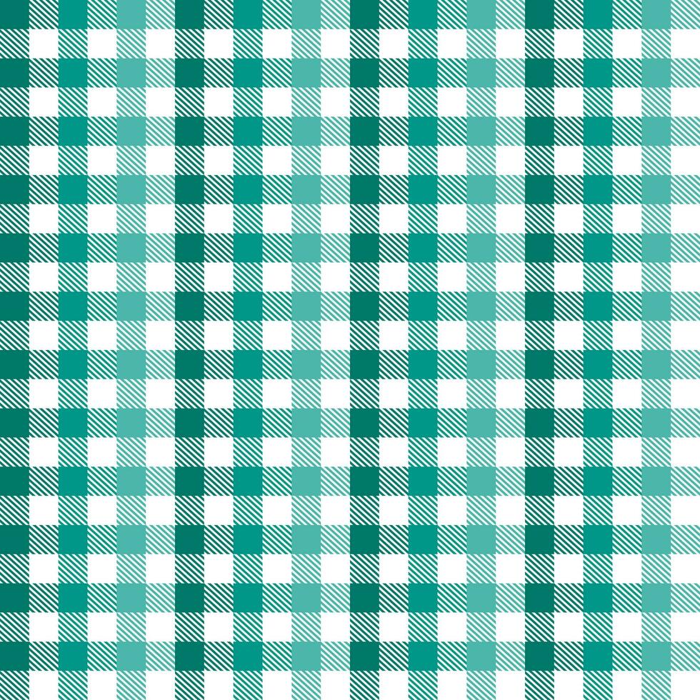 Green plaid pattern with oblique line inside background. plaid pattern background. plaid background. Seamless pattern. for backdrop, decoration, gift wrapping, gingham tablecloth, blanket. vector