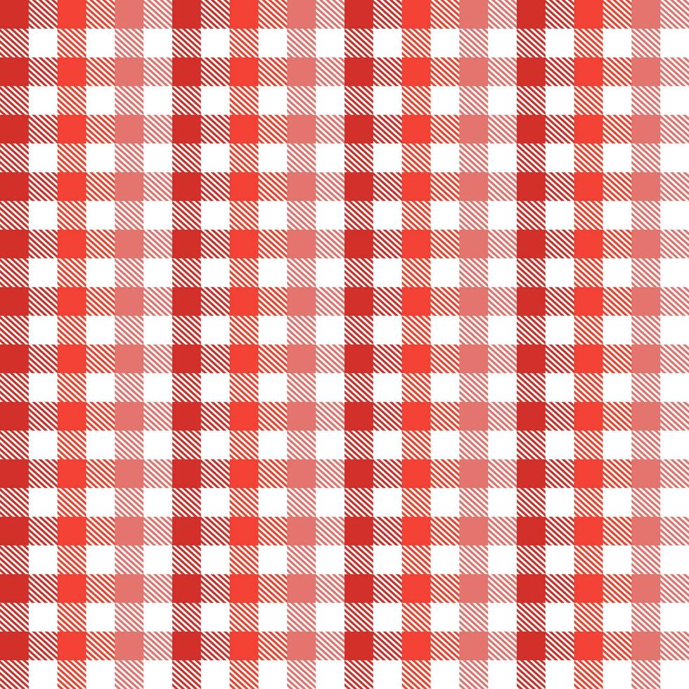 Red plaid pattern with oblique line inside background. plaid pattern background. plaid background. Seamless pattern. for backdrop, decoration, gift wrapping, gingham tablecloth, blanket. vector