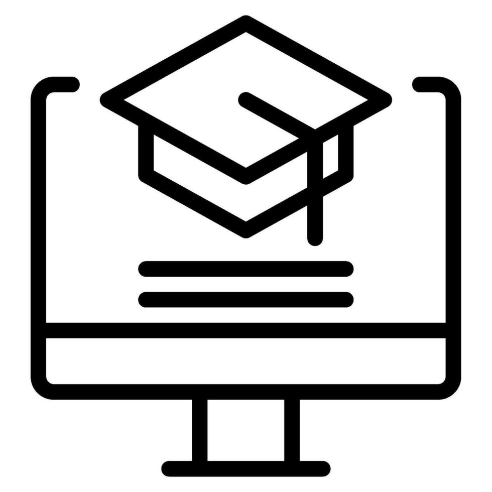 AI in Education icon vector