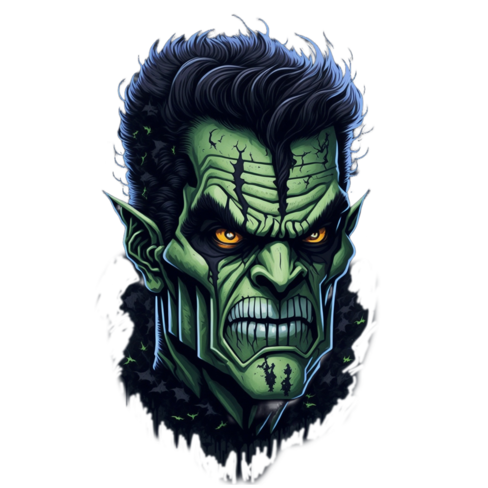 Frankenstein Head Png Image Transparent Background Ai Generative