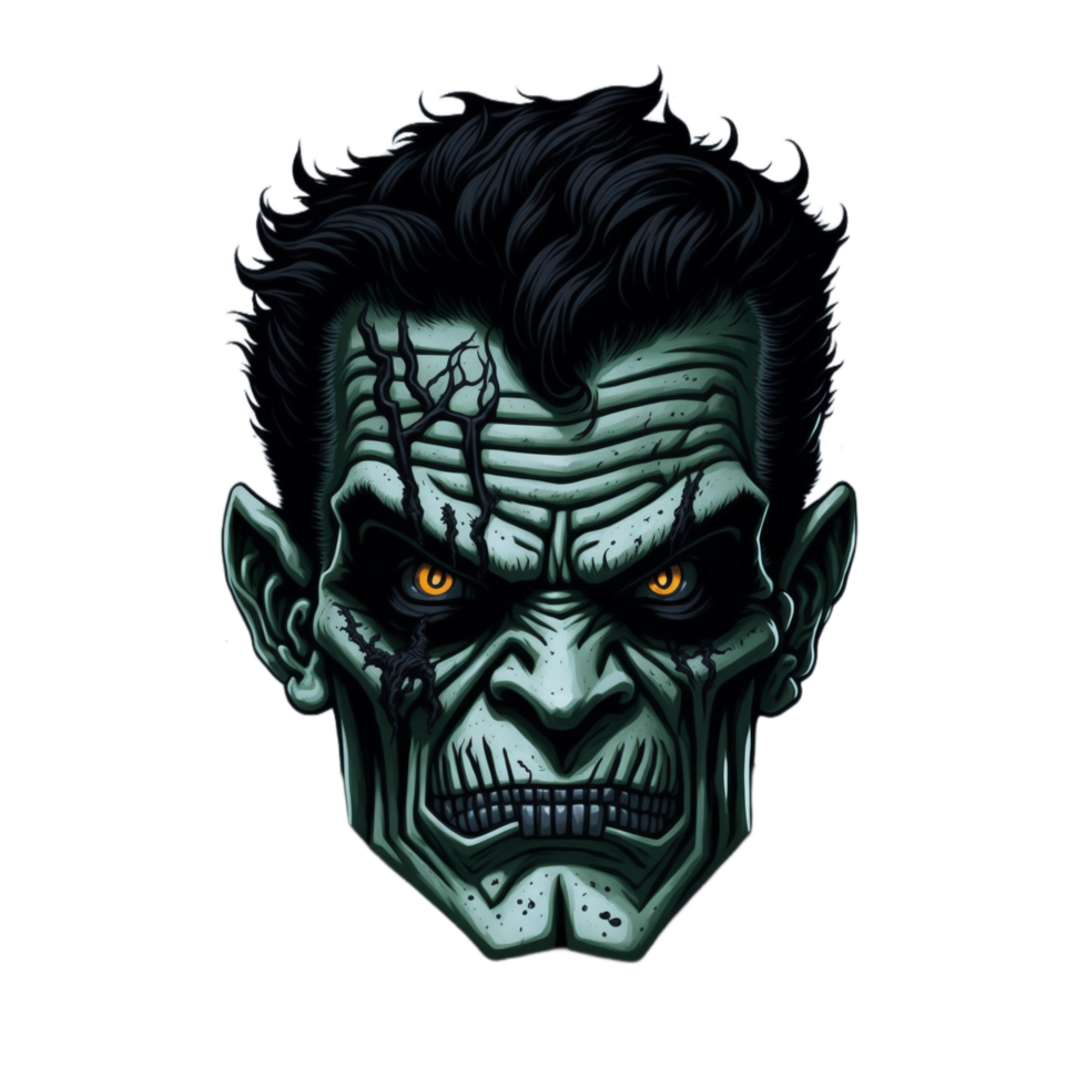 Frankenstein Head Png Image Transparent Background Ai Generative