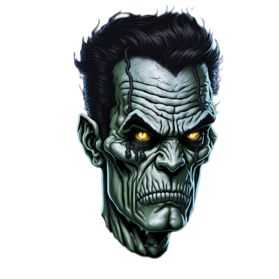 Frankenstein Head Png Image Transparent Background Ai Generative