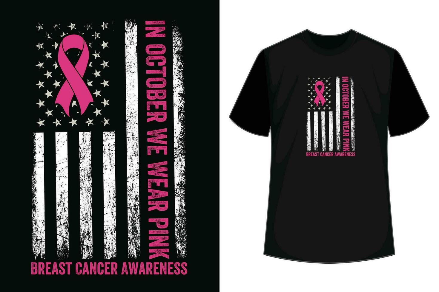 Pink Art For Breast Cancer Awareness Month T-Shirt Pink Art For Breast Cancer Awareness Month T-Shirt