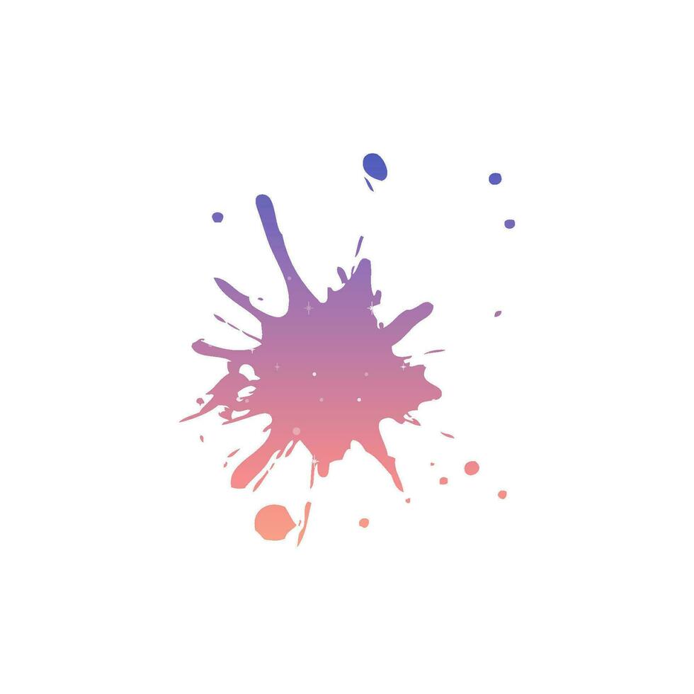 Silhouette shiny spot, blot . Vector illustration gradient