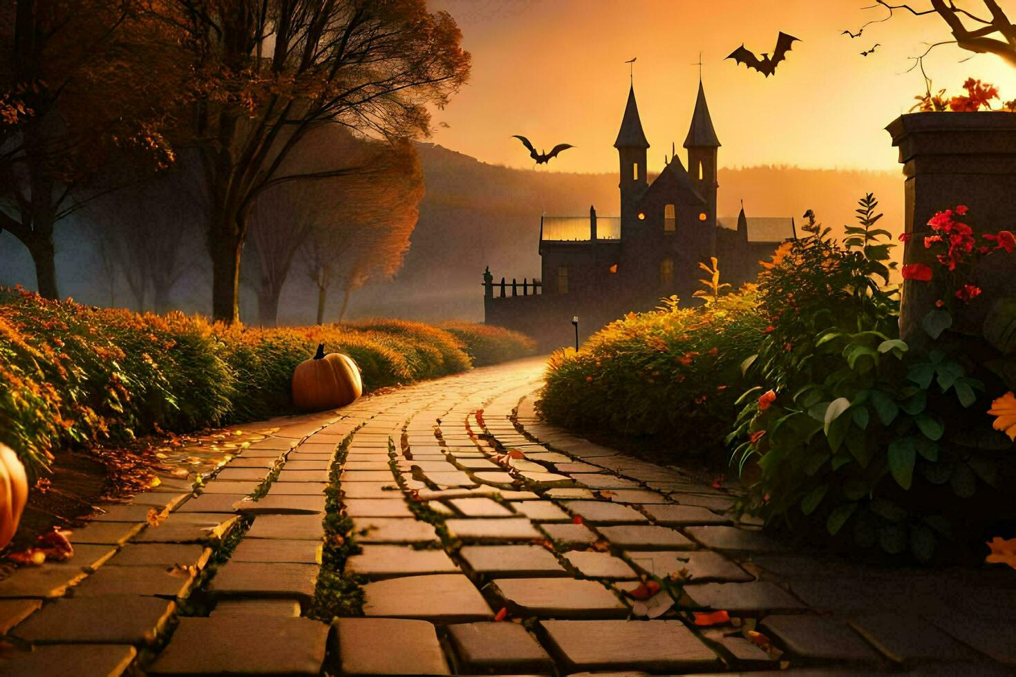 Halloween Wallpaper Ai Generative 29800231 Stock Photo at Vecteezy