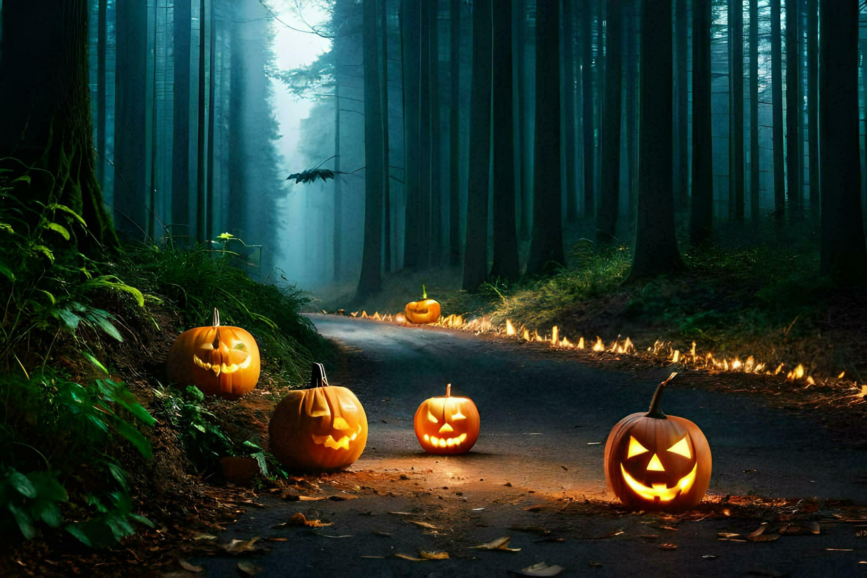 Halloween Wallpaper Ai Generative 29800233 Stock Photo at Vecteezy