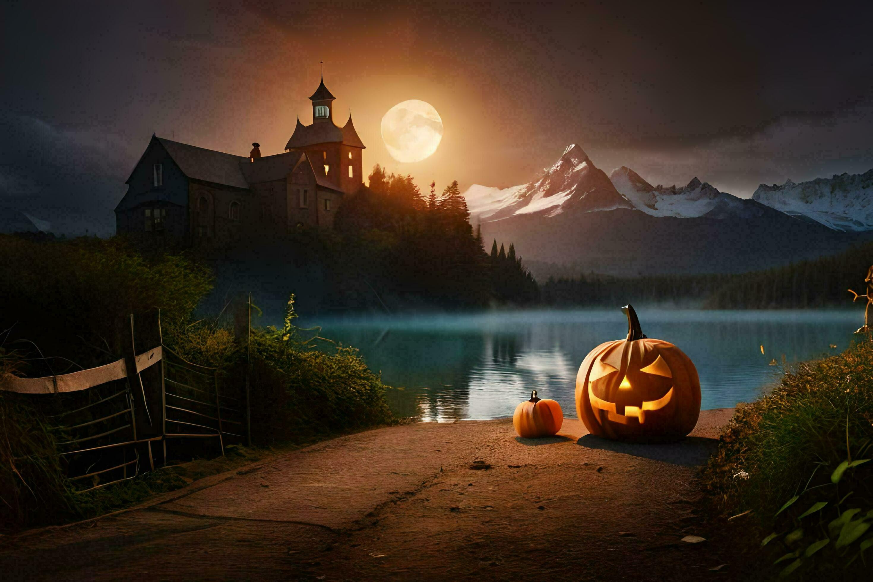 Halloween Wallpaper Ai Generative 29800248 Stock Photo at Vecteezy