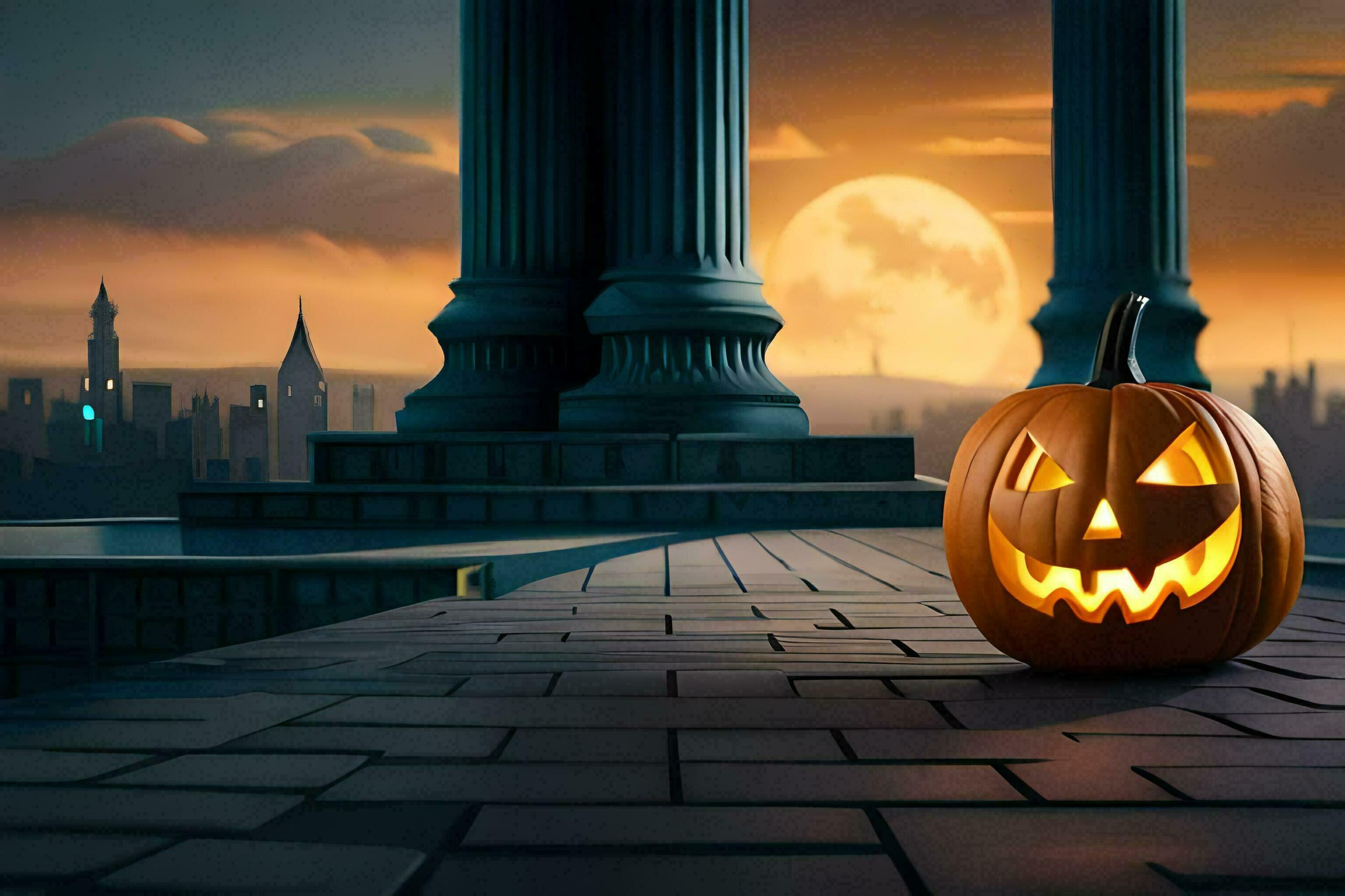 Halloween Wallpaper Ai Generative 29800257 Stock Photo at Vecteezy