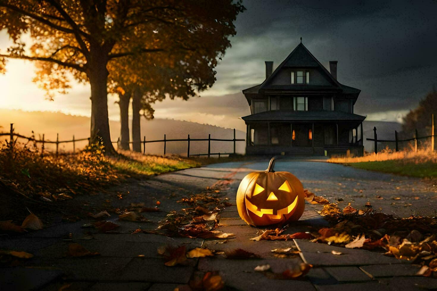 Halloween Wallpaper Ai Generative 29800262 Stock Photo at Vecteezy
