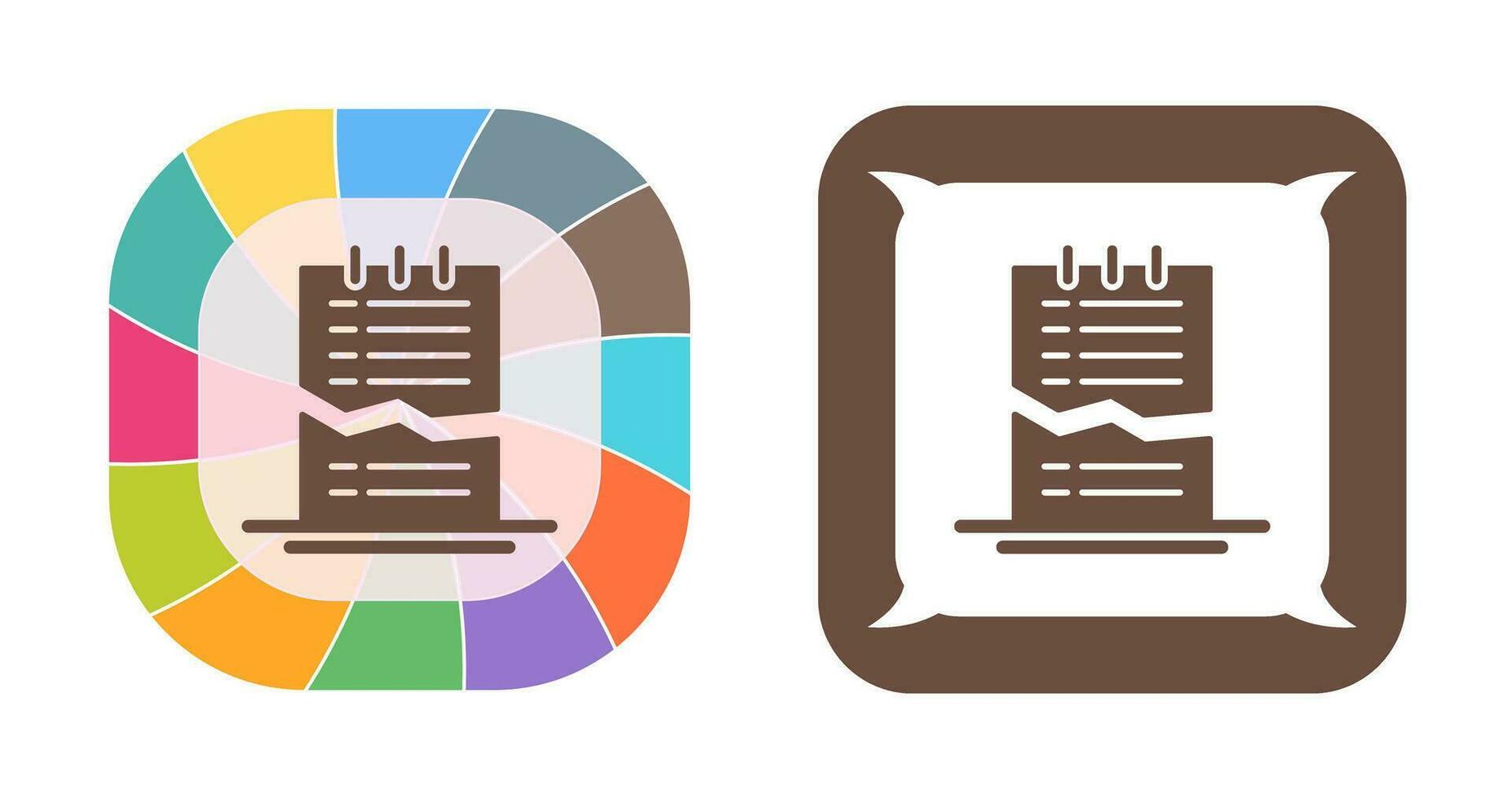 Corrupted List Vector Icon