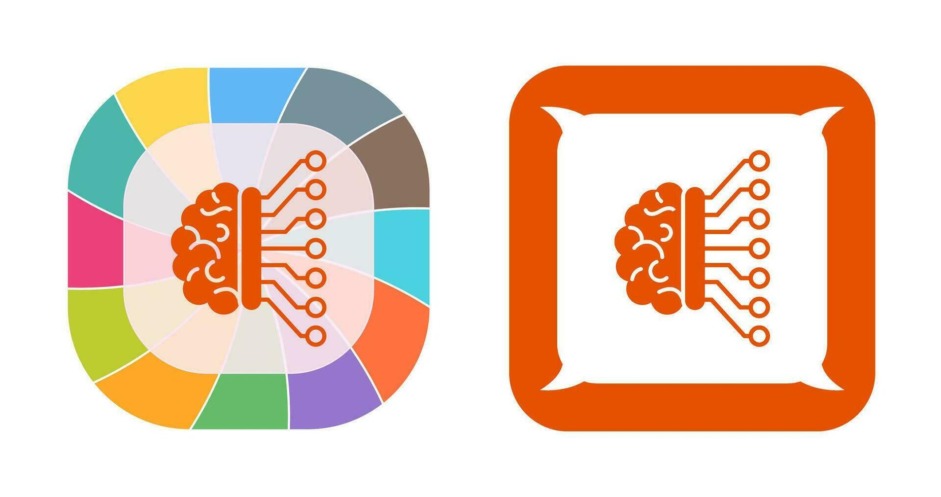 Machine Learning Vector Icon