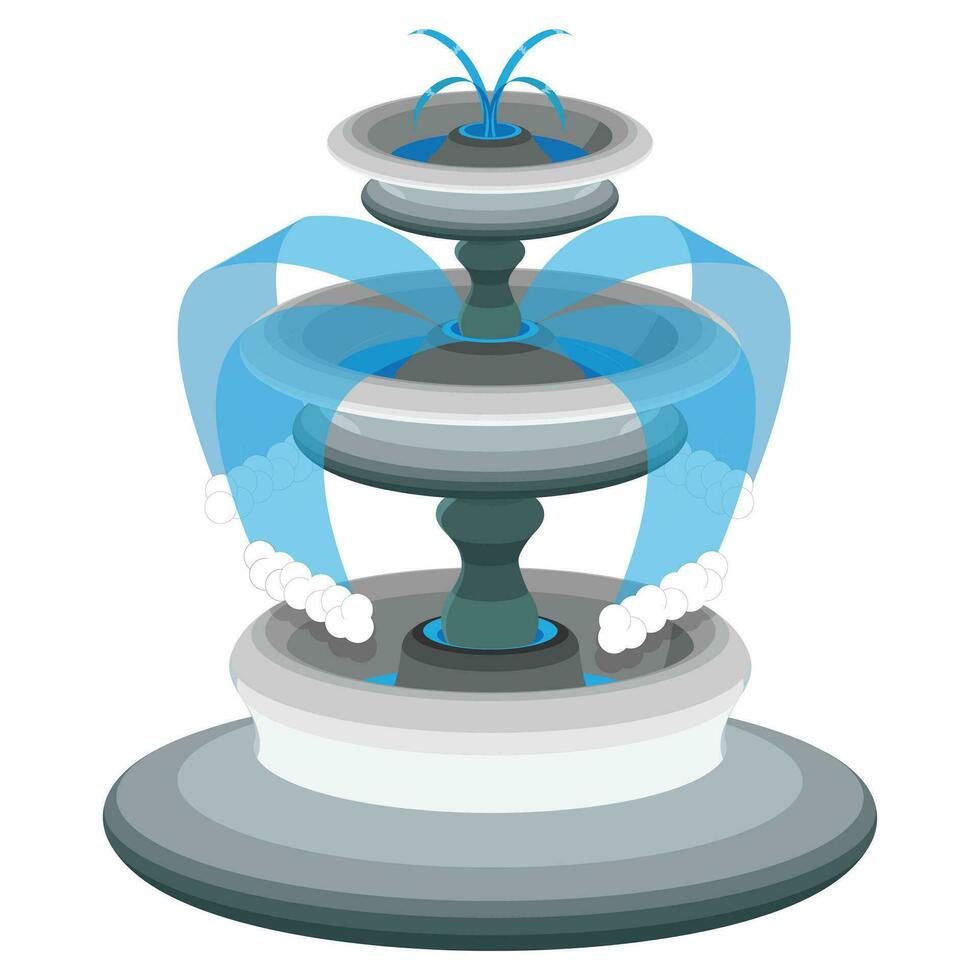 Water Fountain Illustration vector