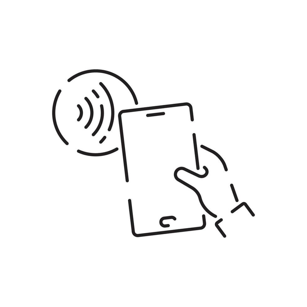 Black Friday line icon. Black Friday concept, Vector graphics shopping.