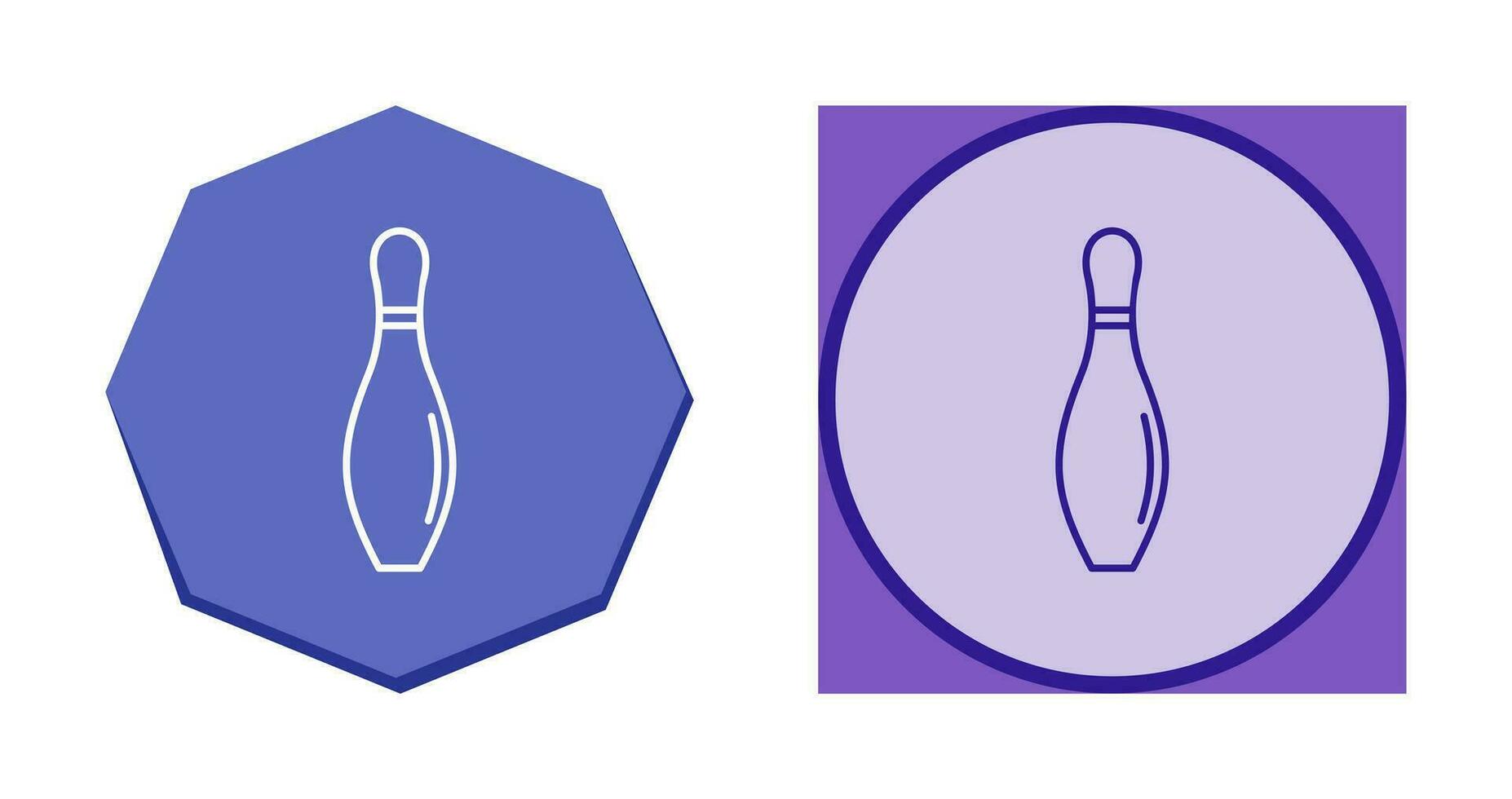 Bowling Pin Vector Icon