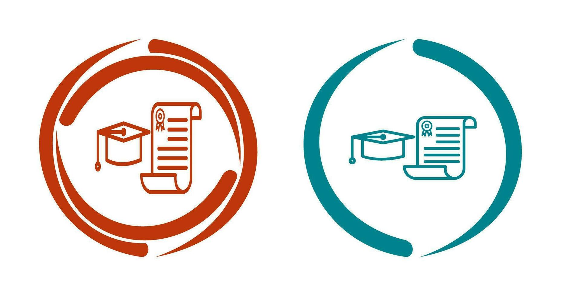 Unique Graduation Vector Icon