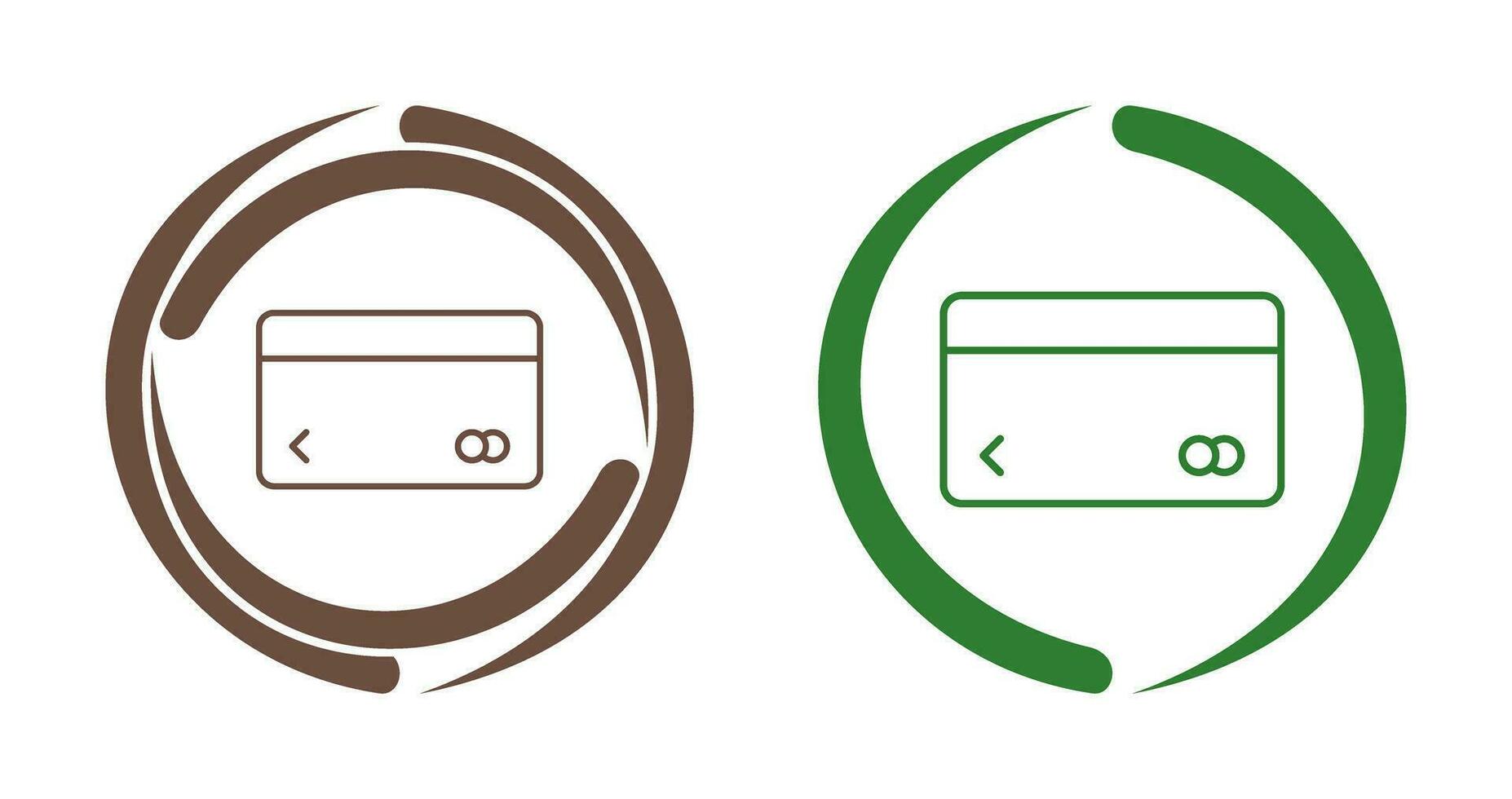 Unique Credit Card Vector Icon