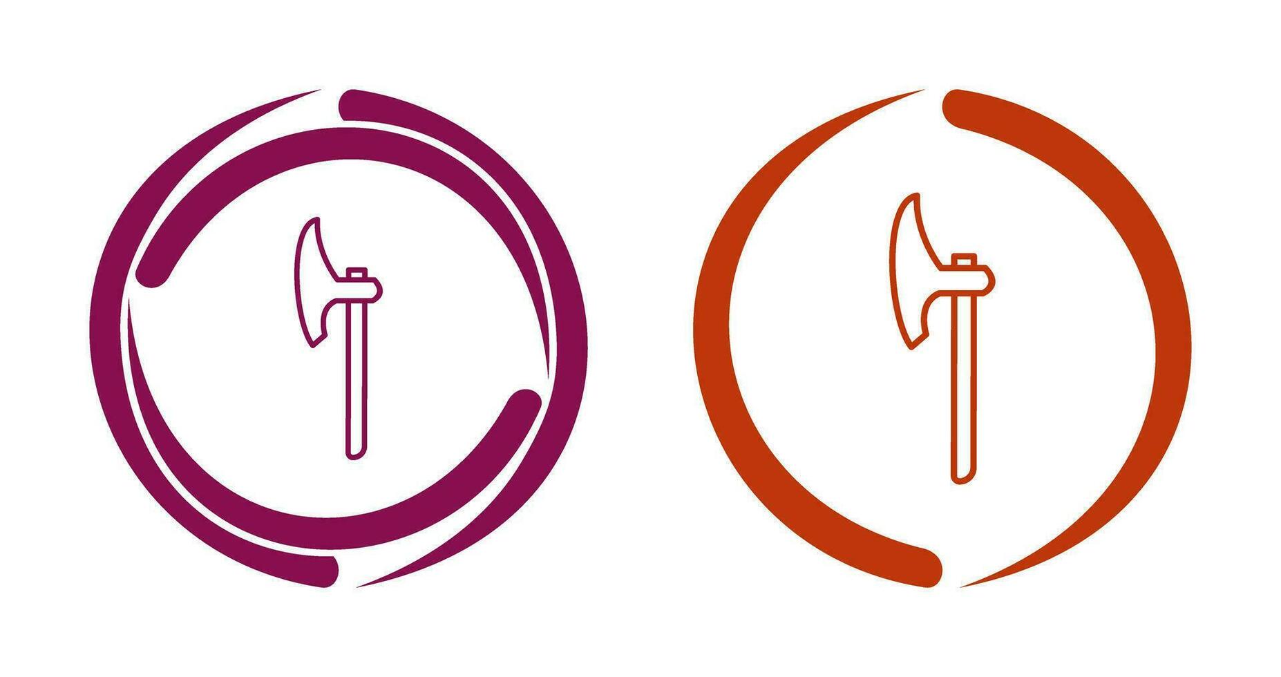 Unique Axe Vector Icon