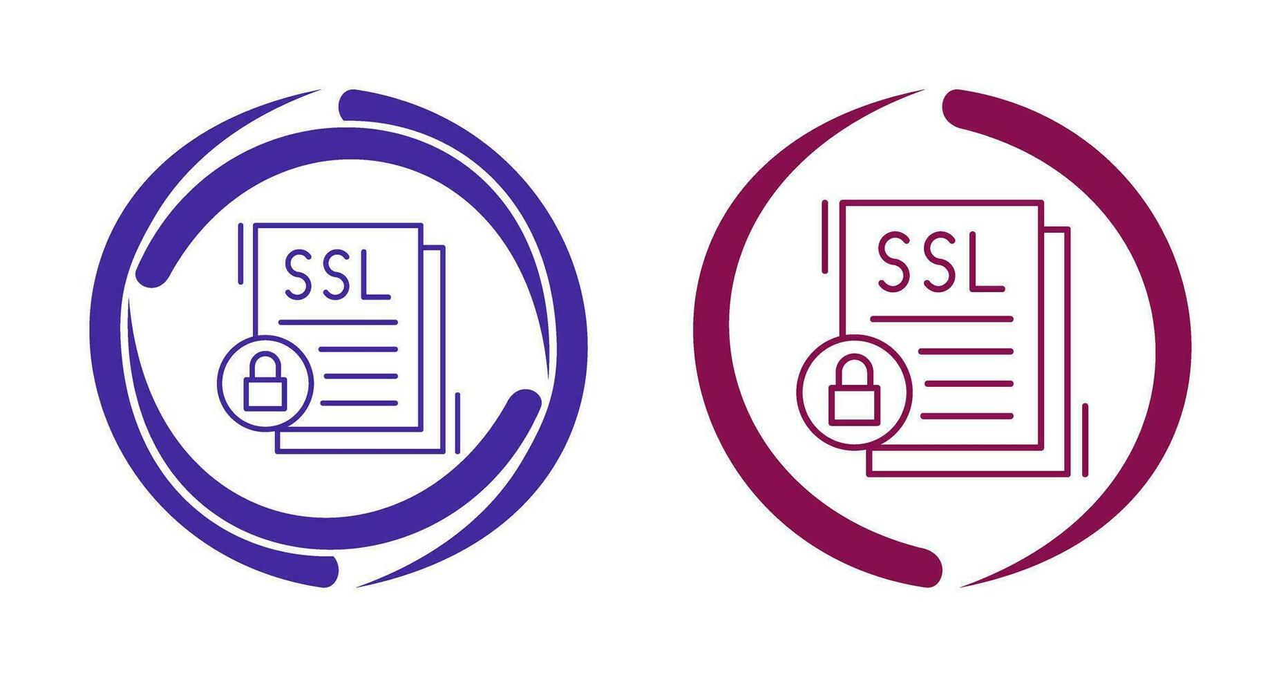 icono de vector de ssl