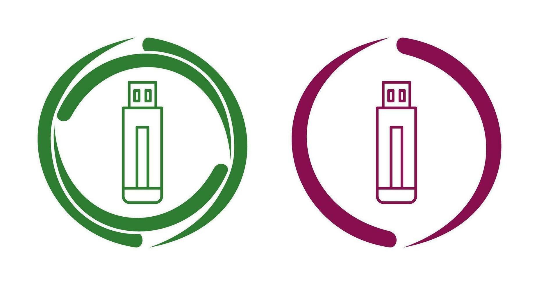 USB Drive Vector Icon