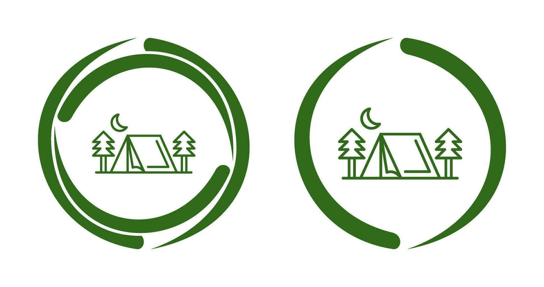 Tent Vector Icon