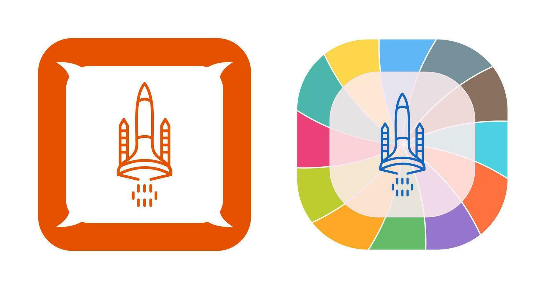 Space Shuttle Vector Icon