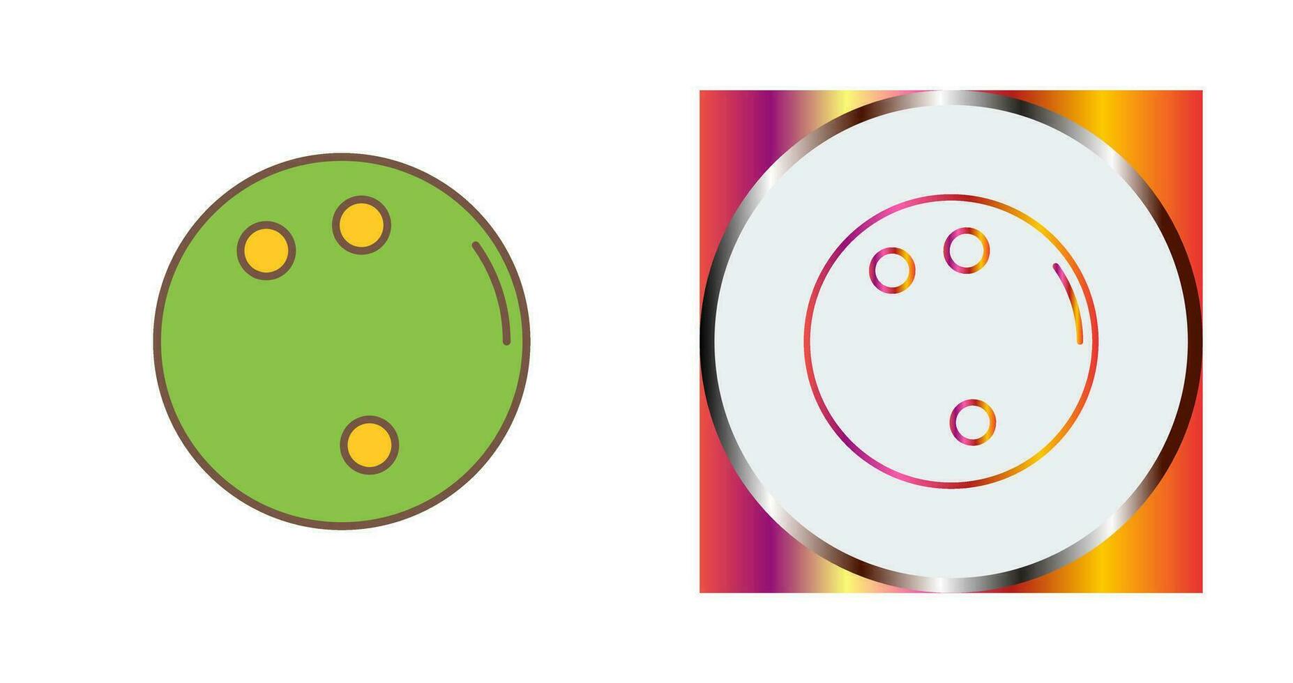 Bowling Ball Vector Icon