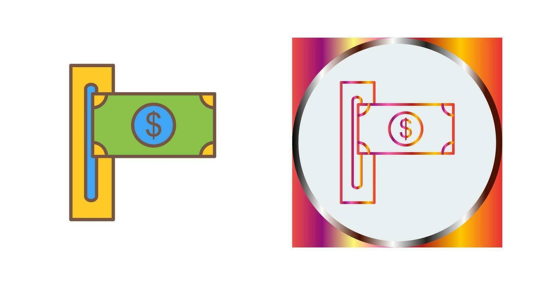 Slot of Bills Vector Icon