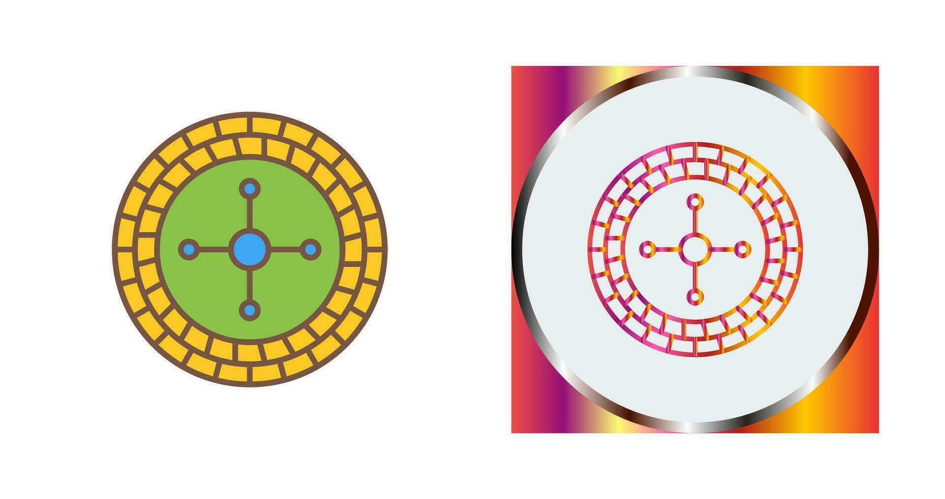 icono de vector de ruleta