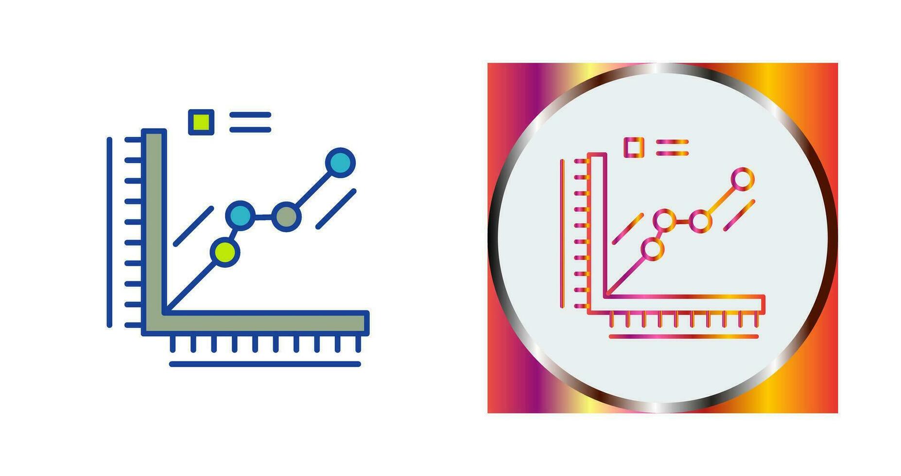 Graph Vector Icon
