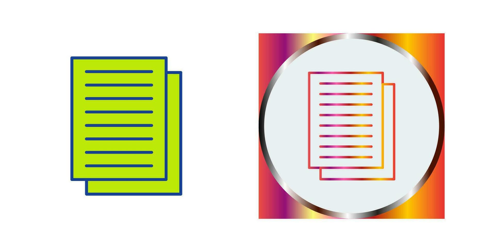 Document Vector Icon