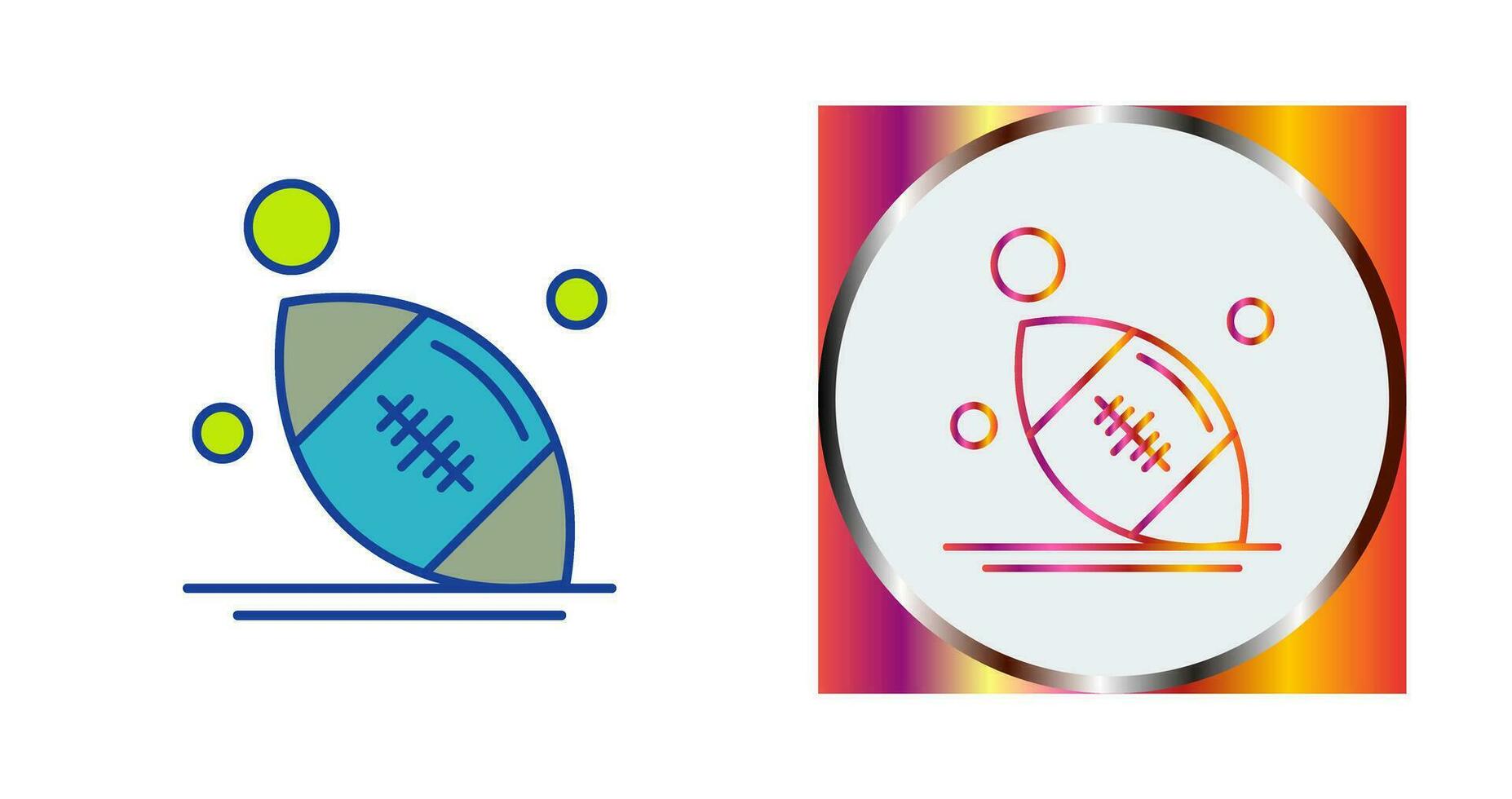 Rugby Vector Icon