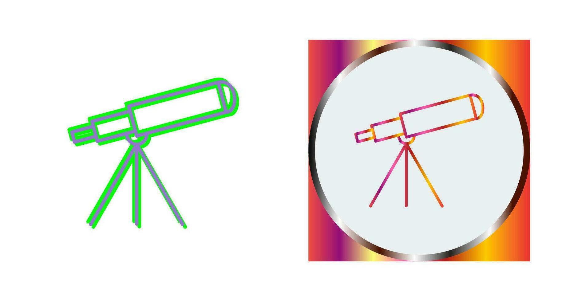 Telescope Vector Icon