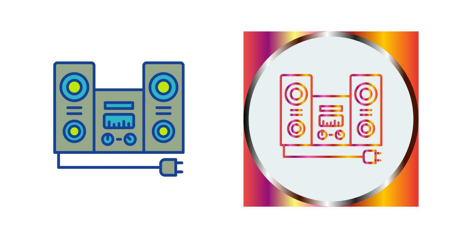 Stereo Vector Icon