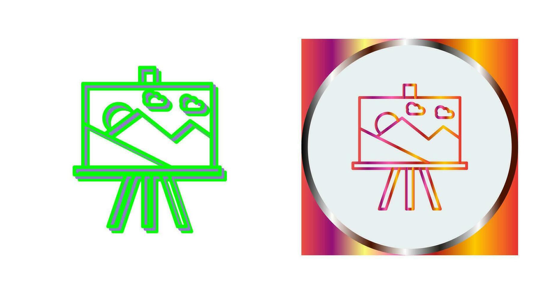 Canvas Vector Icon