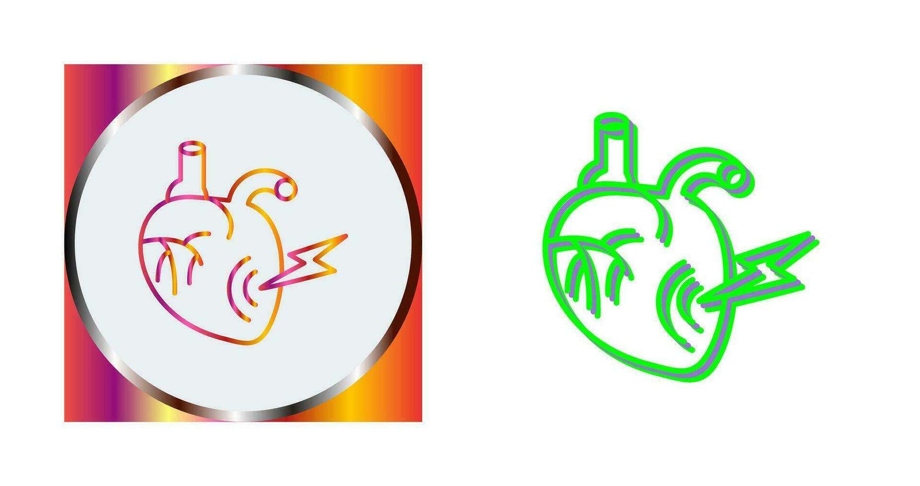 Heart Attack Vector Icon