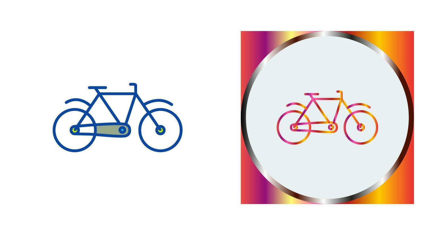 icono de vector de bicicleta