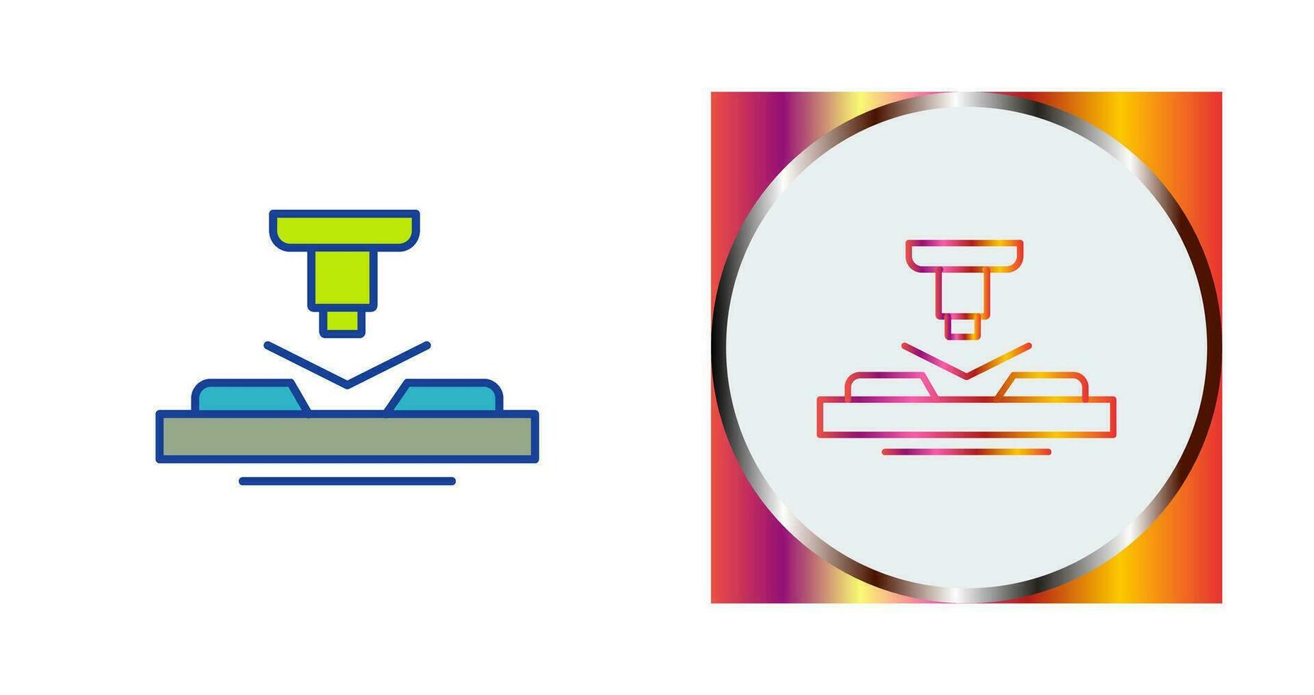 Press Vector Icon